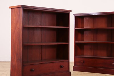 Lot 333 - A pair of Victorian mahogany bookcases