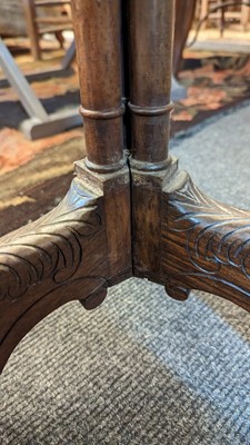 Lot 305 - A William IV rosewood wine table by Charles Hindley & Sons