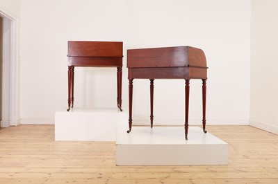 Lot 61 - A pair of Regency mahogany washstands in the manner of Gillows