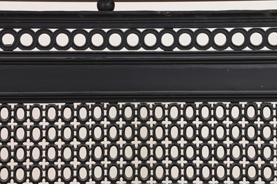 Lot 313 - A Victorian-style cast iron radiator cover