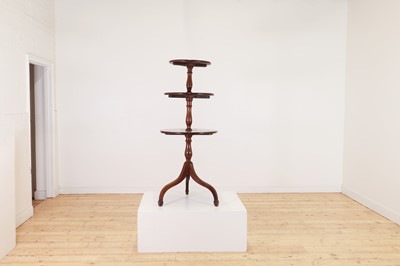 Lot 300 - A George III mahogany dumb waiter