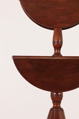 Lot 300 - A George III mahogany dumb waiter