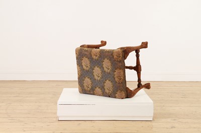 Lot 325 - A George I-style walnut stool