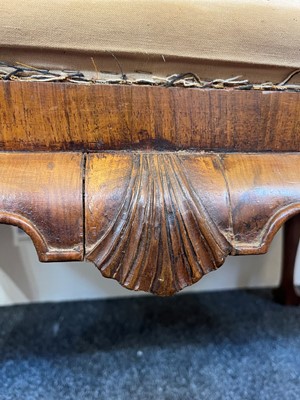 Lot 325 - A George I-style walnut stool