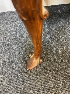 Lot 325 - A George I-style walnut stool