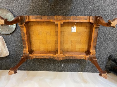 Lot 325 - A George I-style walnut stool
