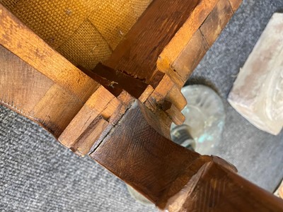 Lot 325 - A George I-style walnut stool
