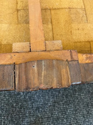 Lot 325 - A George I-style walnut stool