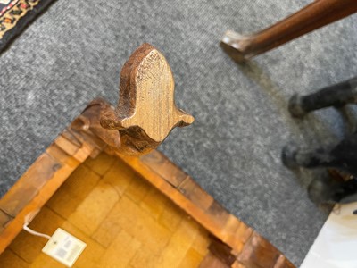 Lot 325 - A George I-style walnut stool