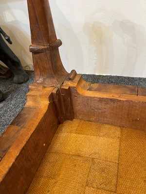 Lot 325 - A George I-style walnut stool