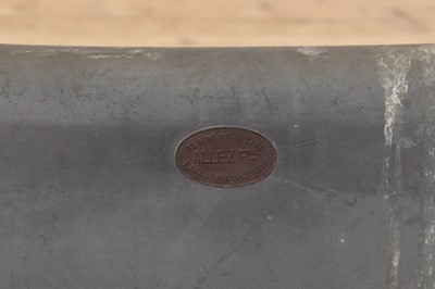 Lot 81 - A painted zinc bath by Allez Frères of Paris