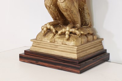 Lot 340 - A George II-style giltwood, composite and coromandel console table