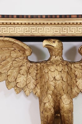 Lot 340 - A George II-style giltwood, composite and coromandel console table