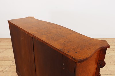 Lot 328 - A Victorian pollard oak side cabinet