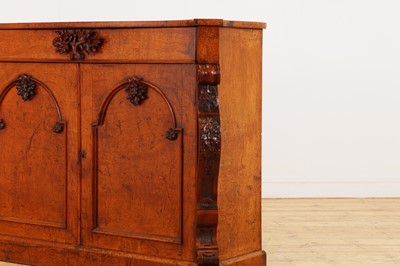 Lot 328 - A Victorian pollard oak side cabinet