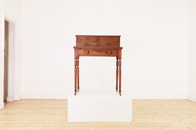 Lot 150 - A George III mahogany writing desk