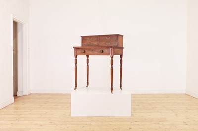 Lot 150 - A George III mahogany writing desk