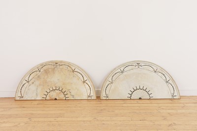 Lot 166 - A pair of George III-style mahogany pier tables in the manner of Robert Adam