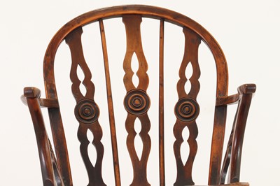 Lot 360 - A yew and elm Windsor chair