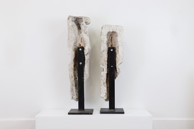 Lot 281 - Two Renaissance-style plaster figural corbels