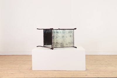 Lot 344 - A bronze and verre églomisé 'Maisy' side table by William Yeoward