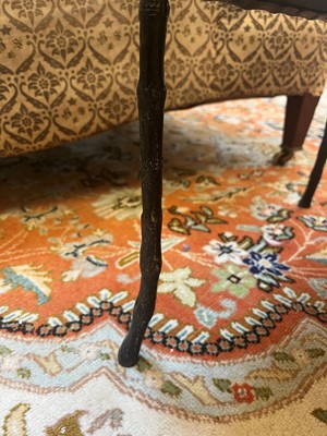 Lot 344 - A bronze and verre églomisé 'Maisy' side table by William Yeoward