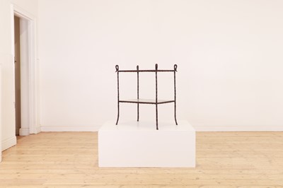 Lot 344 - A bronze and verre églomisé 'Maisy' side table by William Yeoward