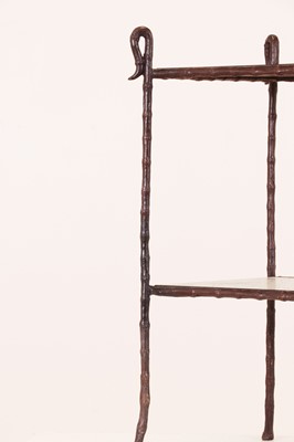 Lot 344 - A bronze and verre églomisé 'Maisy' side table by William Yeoward