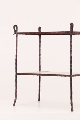 Lot 344 - A bronze and verre églomisé 'Maisy' side table by William Yeoward