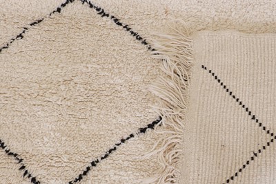 Lot 355 - A wool Berber or Beni Ourain rug