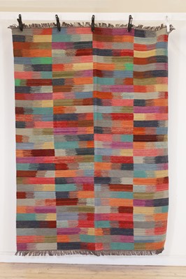 Lot 455 - A modernist kilim rug