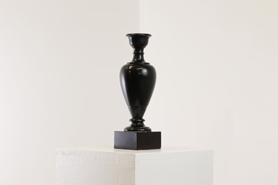 Lot 247 - An Ashford black marble pedestal vase