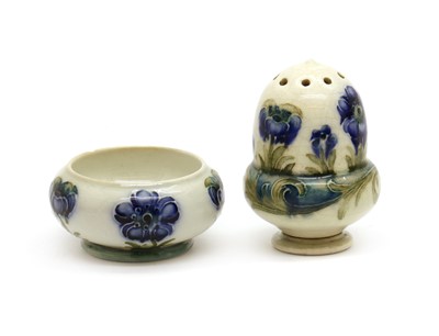 Lot 152 - A William Moorcroft pottery cruet set