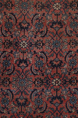 Lot 342 - A large wool Persian carpet