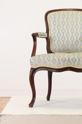 Lot 183 - A George III mahogany open armchair