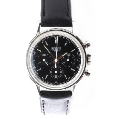 Lot 531 - A gentlemen's stainless steel Tag Heuer 'Carrera' mechanical chronograph strap watch, c.2005