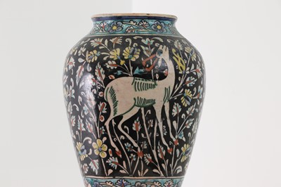 Lot 177 - A glazed earthenware vase