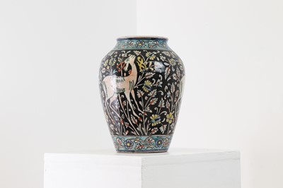 Lot 177 - A glazed earthenware vase