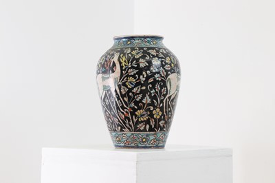 Lot 177 - A glazed earthenware vase