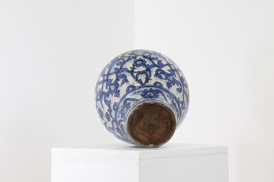 Lot 180 - A tin-glazed earthenware vase