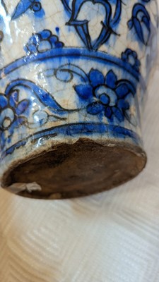 Lot 180 - A tin-glazed earthenware vase