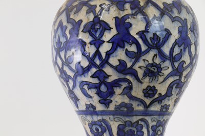 Lot 180 - A tin-glazed earthenware vase