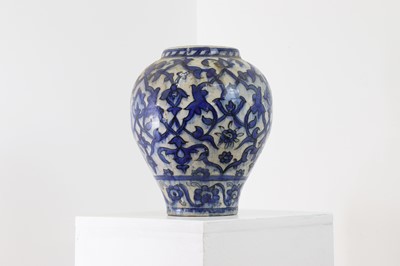 Lot 180 - A tin-glazed earthenware vase