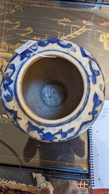 Lot 180 - A tin-glazed earthenware vase