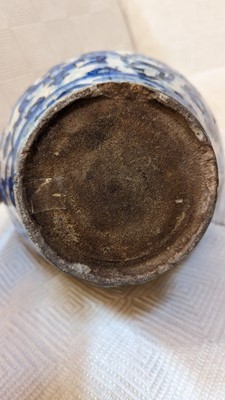 Lot 180 - A tin-glazed earthenware vase