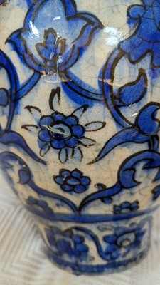 Lot 180 - A tin-glazed earthenware vase