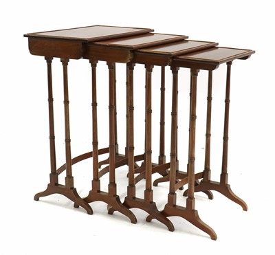 Lot 288 - A Regency-style mahogany quartetto