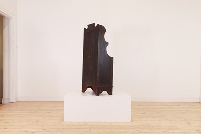 Lot 301 - A scumbled pine waterfall bookcase