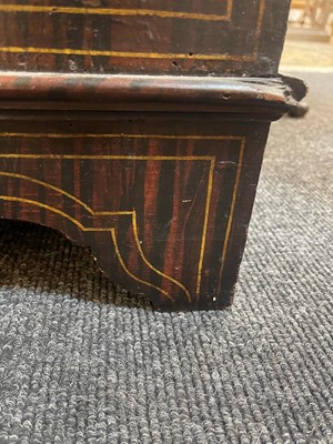 Lot 301 - A scumbled pine waterfall bookcase