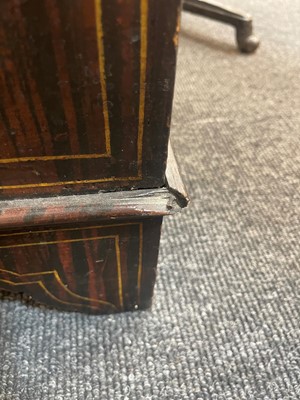 Lot 301 - A scumbled pine waterfall bookcase